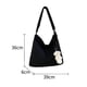 thumbnail image 2 of Bolso cruzado para mujer reutilizable del bolso del hobo con 3 bolsillos externos, cierre de cremallera, 2 of 5