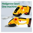 thumbnail image 2 of 2 In 1 24V Cordless Electric Hedge Trimmer 20000RPM Rechargeable Handheld Household Shrub Weeding Pruning Mower Garden Tools ,2 IN 1 Trimmer & Edger, 2 of 7