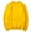 Yellow-02, variant on LIBRCLO Mens Sweatshirts Crew Neck Solid Color Fall Pullover Long Sleeve Casual Sweatshirts for Running,Jogging