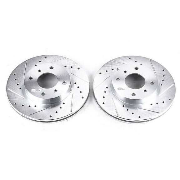 Power Stop JBR557XPR Evolution Drilled & Slotted Rotors -Front