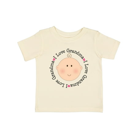 

Inktastic I Love Grandma Baby Shower Gift Baby Boy or Baby Girl T-Shirt