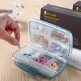 thumbnail image 2 of CNKOO Large Medicine Storage Box Leak Proof Medicine Container for Men Woman Old People Use, 2 of 6