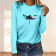 thumbnail image 2 of Women Blouse 3/4 Sleeve Petite, Work Out Shirts Gym Loose Graphic Graphic Tees Vintage 90S Casual Tops for Women Trendy Summer Semi Formal Shirts Yellow, 2 of 4
