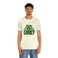 thumbnail image 5 of So Lucky St Patrick's Day Irish Unisex Jersey Short Sleeve Tee, 5 of 10