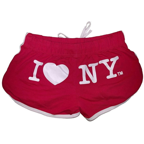 New York Love Pattern Print Women's Shorts