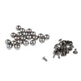 thumbnail image 4 of simhoa 10 Pcs Rivets Ronds Rivets Décoratifs Rivets Décoratifs Vêtements Noir, 4 of 7