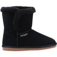 thumbnail image 2 of Hush Puppies Womens Ashleigh Suede Slipper Boots, 2 of 5