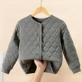 thumbnail image 2 of Chbgutlmr Girls Clothes Kids Button Long Sleeve Coats Warm Casual Fall Winter Cotton Jackets for Children, 2 of 4