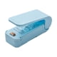 thumbnail image 1 of Yuarrent Dispositivos prácticos para almacenamiento de alimentos, minimáquina de sellado de bolsas térmicas, cierre de bolsas de comida para Electrodomésticos azul, 1 of 6