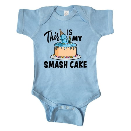 

Inktastic This is My Smash Cake Gift Baby Boy Bodysuit