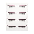thumbnail image 1 of 4 Pairs Women Eyeliner Eyelash Stickers Adhesive Waterproof Eye Line Strip Decal, 1 of 7