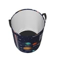 thumbnail image 4 of Xecao Solar System Print Laundry Hamper Basket,designed for Blanket Storage and Nursery Clothes in the Bedroom, 4 of 8
