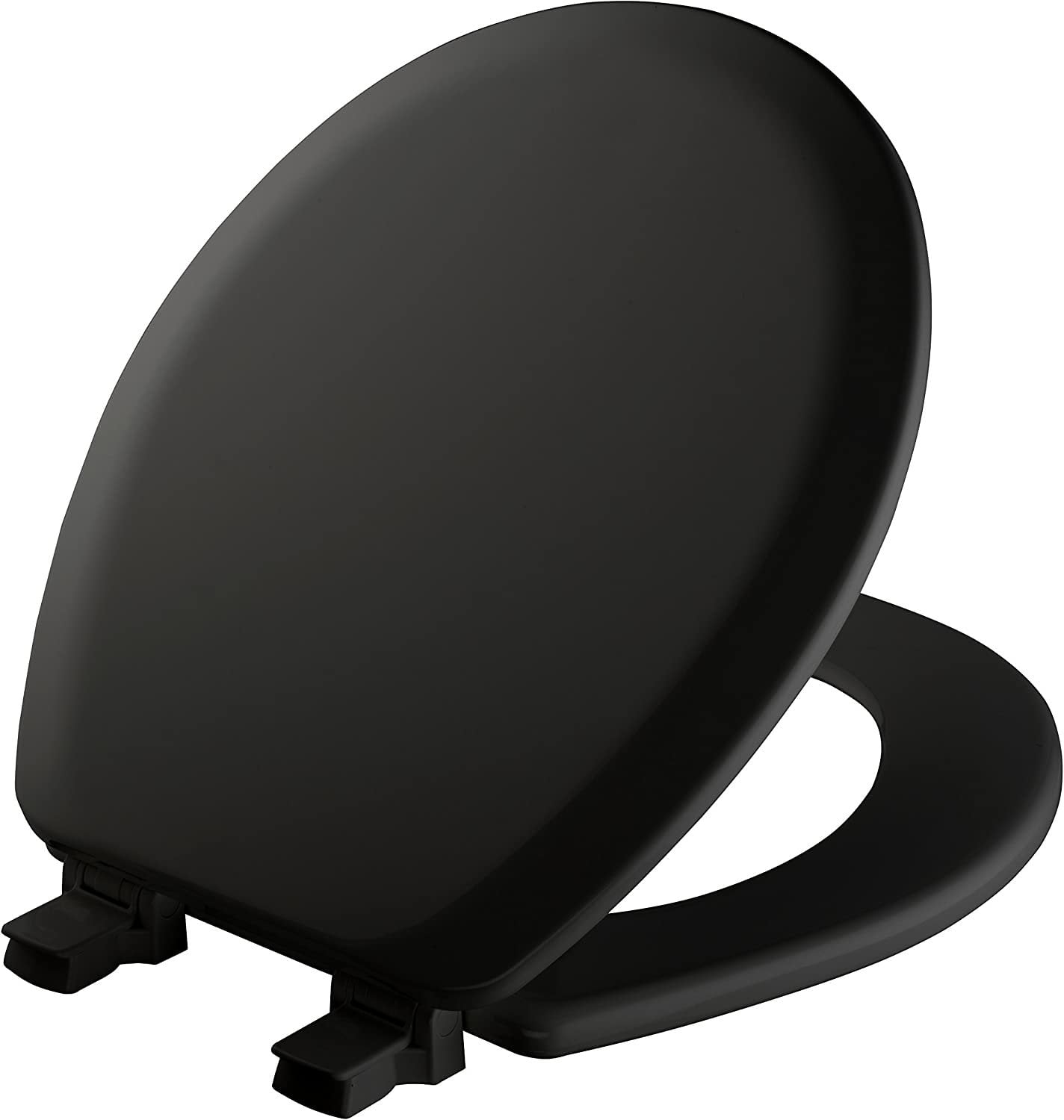 Bemis Black Round Molded Wood Toilet Seat