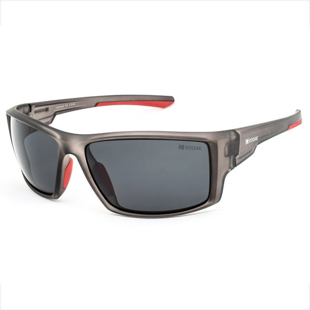 SUNGLASSES POLARIZED FASHION SUN GLASSES KODAK MATT BROWN RED FLOCK