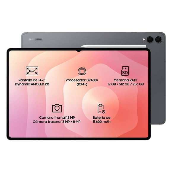 Tablet Samsung Galaxy Tab S11 Ultra 12GB 256GB Gris