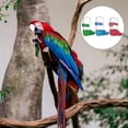 thumbnail image 4 of EeaseMX 3 bebederos para loros, jaulas para pájaros, comedero automático de agua, botella, cuenco, jaula para pájaros, bebedero para loros (rojo, azul y verde), 4 of 7