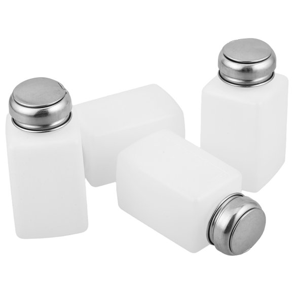 TEHAUX 4Ud Plástico Industrial Con Bomba Push Down Para Dispensar Solvente Con Precisión