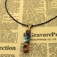 thumbnail image 2 of 7 Véritable Chakra Guérison Naturel Collier Pendentif en Résine de Pierre, 2 of 2