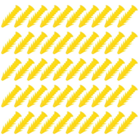 STOBOK 100Pcs Heavy Duty Plastic Wall Anchors for Drywall Furniture and Office Use