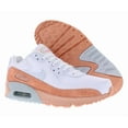 thumbnail image 4 of Nike Air Max 90 Leather Se GS Boys Shoes Size 6, Color: White/Aura/Madder Root, 4 of 5