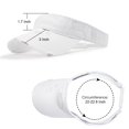 thumbnail image 4 of Minzimin Sport Retro Ripped Sun Visor Hats Adjustable Empty Top Baseball Cap Cotton Ball Caps for Women and Men, 4 of 6