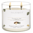 thumbnail image 2 of Halarosis, 17 oz, Soy Candle, Pineapple & Herb, Container Candle, 2 of 5