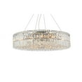 thumbnail image 5 of 2030 Maxime Collection Hanging Fixture D32in H7.5in Lt:18 Chrome Finish (Royal Cut Crystals), 5 of 8