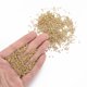 thumbnail image 5 of Plated Glass Cylinder Beads Seed Beads Metallic Colours Round Hole Gold 1.5~2x1~2mm Hole: 0.8mm about 8000pcs/bag about 1pound/bag, 5 of 5