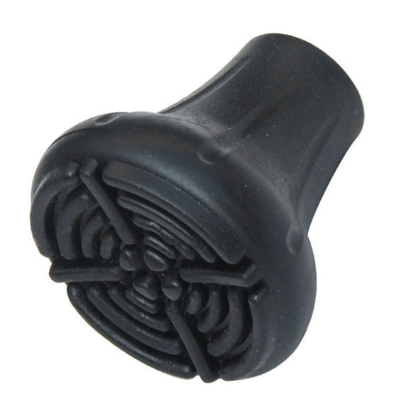 Choose The Right Size Black Rubber Pad For Walking Stick Cane Crutch Black Short Round Head