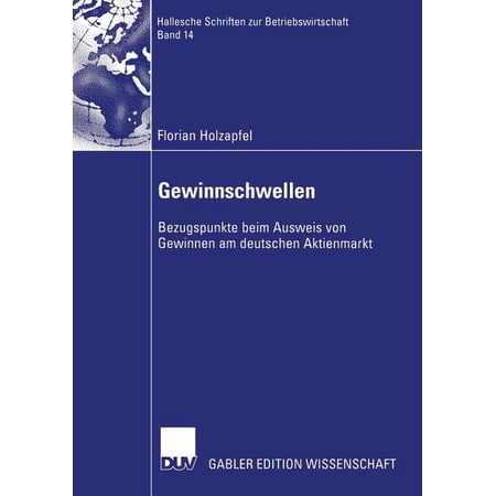 ISBN 9783824480647 product image for Hallesche Schriften Zur Betriebswirtschaft: Gewinnschwellen : Bezugspunkte Beim  | upcitemdb.com