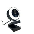 thumbnail image 1 of USB Webcam with Ring Light Privacy Cover Tripod Type-C for PC Streaming Meeting ,Easy to Install, 1 of 6