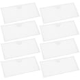 thumbnail image 3 of 10 bolsillos de etiquetas autoadhesivos de PVC transparente, impermeables, ideales para tarjetas de índice, tarjetas de presentación y más, para uso en oficinas, almacenes y aulas., 3 of 5