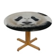 thumbnail image 3 of Acheng Panda Bear Round Tablecloth 100% Polyester Fiber for Picnic Dining Kitchen Farmhouse 54-58, 3 of 8