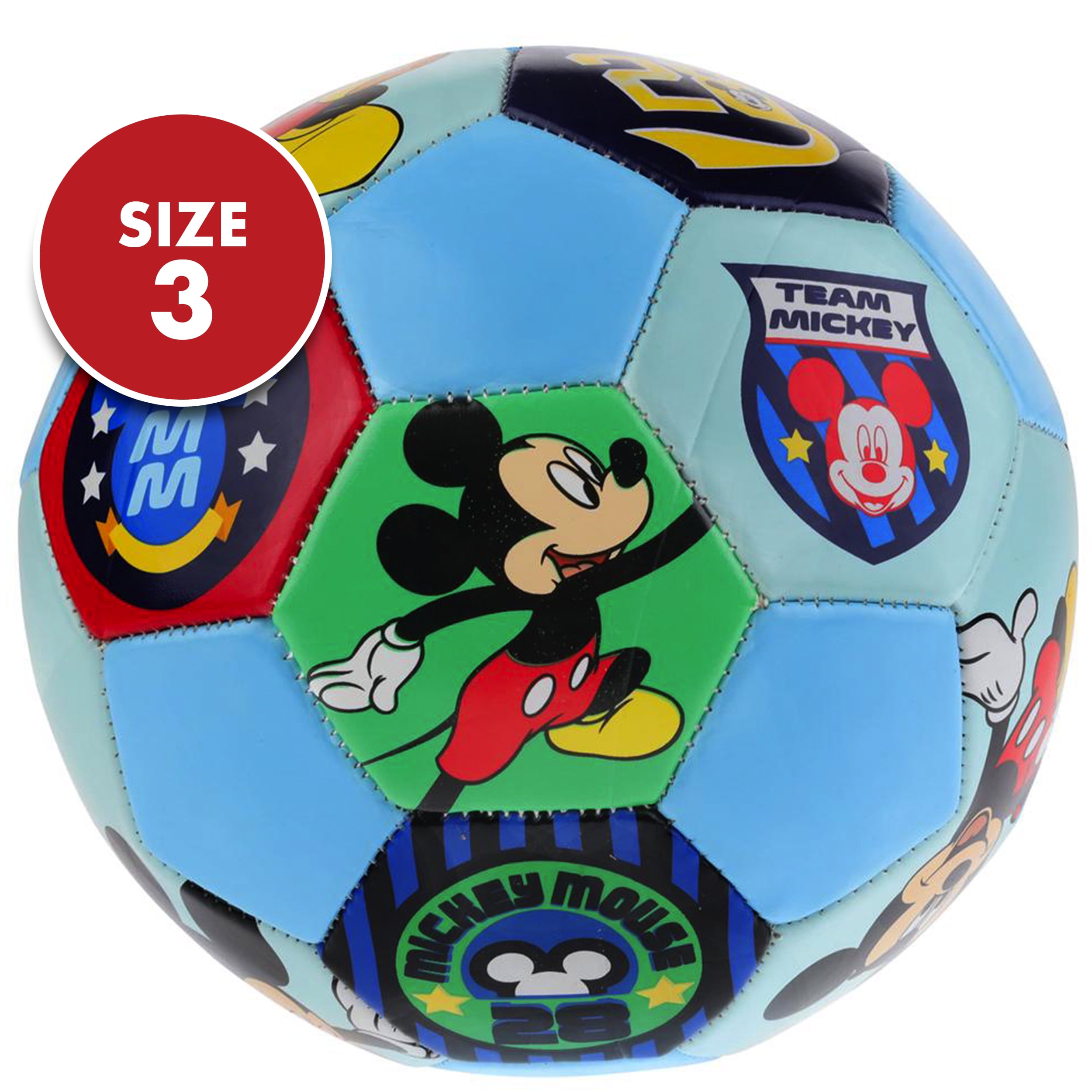 Disney Mickey Mouse Soccer Ball, Size 3