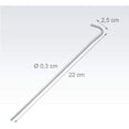 thumbnail image 5 of Katzco Tent and Garden Stakes 9 Inch Heavy Duty Durable Galvanized Tent Peg 30 Piece, 5 of 7