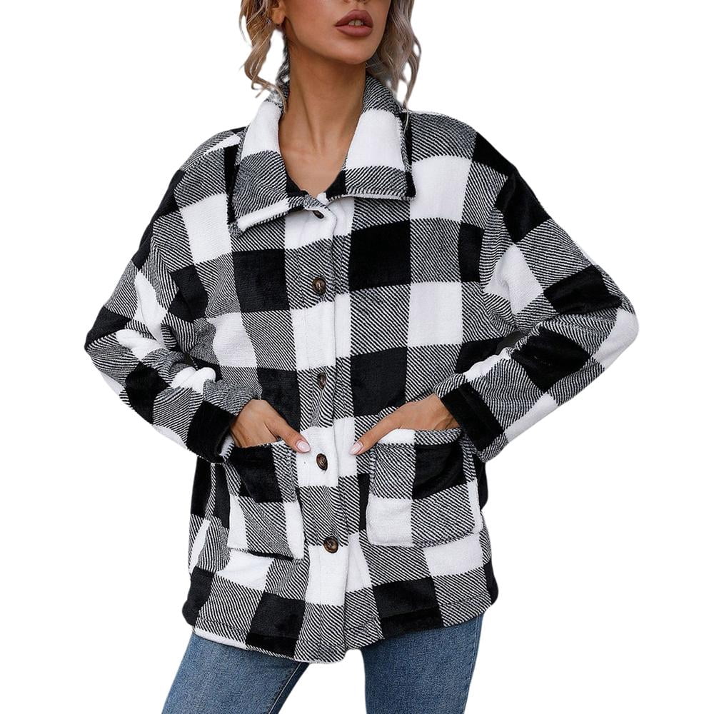 Long Sleeve Shacket Jacket Coat Outwear 