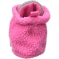 thumbnail image 3 of Luvable Friends Baby and Toddler Girl Fleece Booties, Gray Pink, 0-6 Months, 3 of 8