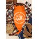 thumbnail image 1 of ABPHQTO Camiseta de manga corta con estampado gráfico de letra de calabaza de otoño naranja para mujer, 1 of 5