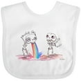 thumbnail image 3 of Inktastic Skeleton Pukes Rainbow Boys or Girls Baby Bib, 3 of 4