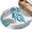 Blue, variant on 2x3ft Area Rug,Country Watercolor Leaf Washable Large Rugs Soft Non-Slip Floor Rug Rustic Blue Leaves Non-Shedding Indoor Carpets for Living Room Bedroom Home Office Nursery
