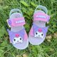 thumbnail image 1 of Sandalias Kawaii Sanrio para niños, Hello Kittys Kuromi Cinnamoroll, zapatos de playa de Anime, zapatos de Velcro de fondo plano, regalo antideslizante de verano, 1 of 4