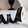 thumbnail image 6 of Gold Foil Print Grosgrain Ribbon for Flower Bouquet Wrapping and Gift Decoration, DIY Craft Ribbon for Wedding and Special Occasion Decor, Decorative Ribbon for Gift Wrap and Floral Arrangements, 6 of 6