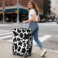 thumbnail image 5 of Stretch Luggage Cover XL(29-32in)– Elastic Travel Suitcase Protector with Handle Openings & Bottom Closure, Washable Polyester Spandex Suitcases Cover, Leopard Animal Print, 5 of 5