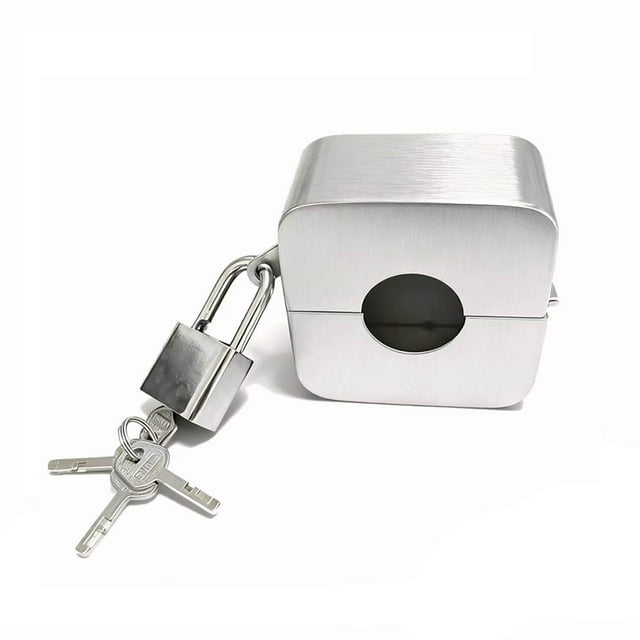 Verrou de Robinet Extérieur, Bavoir de Boyau d'Arrosage Verrou de Robinet Couvercle en Acier Inoxydable avec Cadenas, Empêche l'Utilisation Non Autorisée, Résistant aux Intempéries pour la Sécurité du Jardin et de la Maison