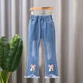 thumbnail image 4 of Cute Jeans for School Girls Girls Jeans Baggy Pants Wide Leg/Flare/Skinny Teen Ripped Denim Tween Clothes Outfits Preppy Casual Kids 6-14Y, 4 of 4