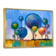 thumbnail image 3 of Designart 'Colourful Landscape Trees Impressionist I' Modern Framed Canvas Wall Art Print, 3 of 5