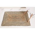 thumbnail image 4 of Hand Braided Rug Area Rug Natural Jute Grey Scalloped Rectangle Rug, 4 of 5