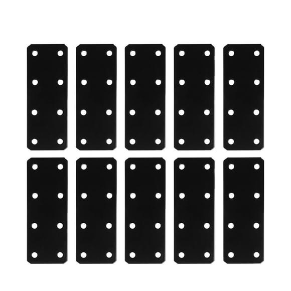 SHISUYAN 10 Pcs Support Droit Plat Plaque de Réparation Remplacement