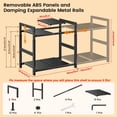 thumbnail image 2 of Organizador para debajo del fregadero GEMWON extensible de 78 cm a 78 cm, 2 niveles, 2 of 8
