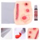 thumbnail image 5 of 2 pegatinas de látex 3D para Halloween, heridas horribles, maquillaje, sangre, heridas temporales, cicatriz de sangre realista, decoraciones corporales para fiesta de disfraces., 5 of 8